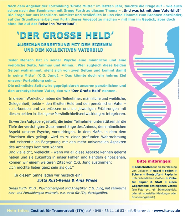 Der große Held - Auseinandersetzung mit dem eigenen UND dem kollektiven Vaterbild