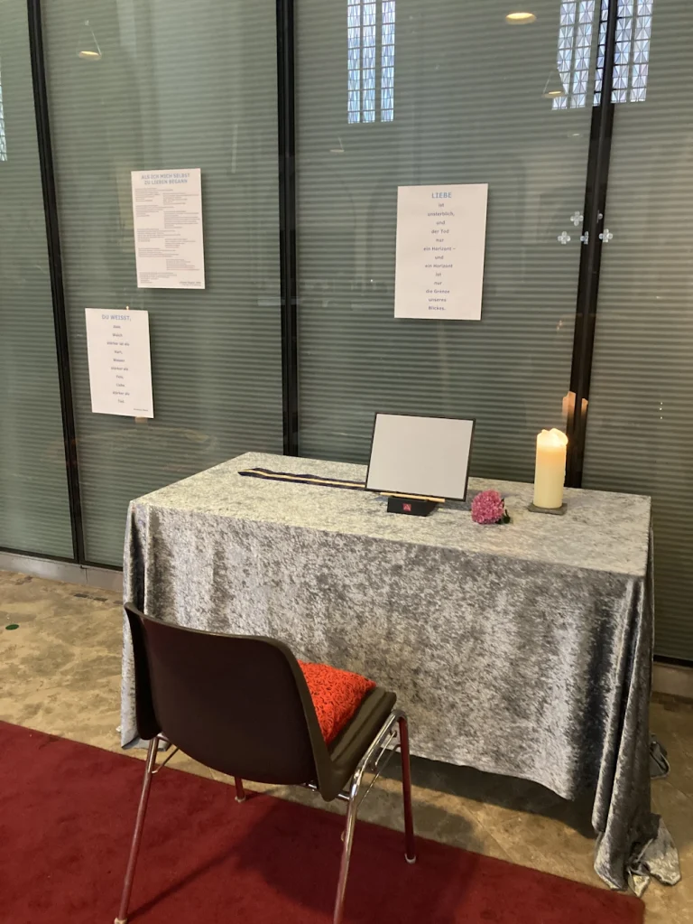 Eindrücke von unserem Beitrag auf der Hospizwoche 04