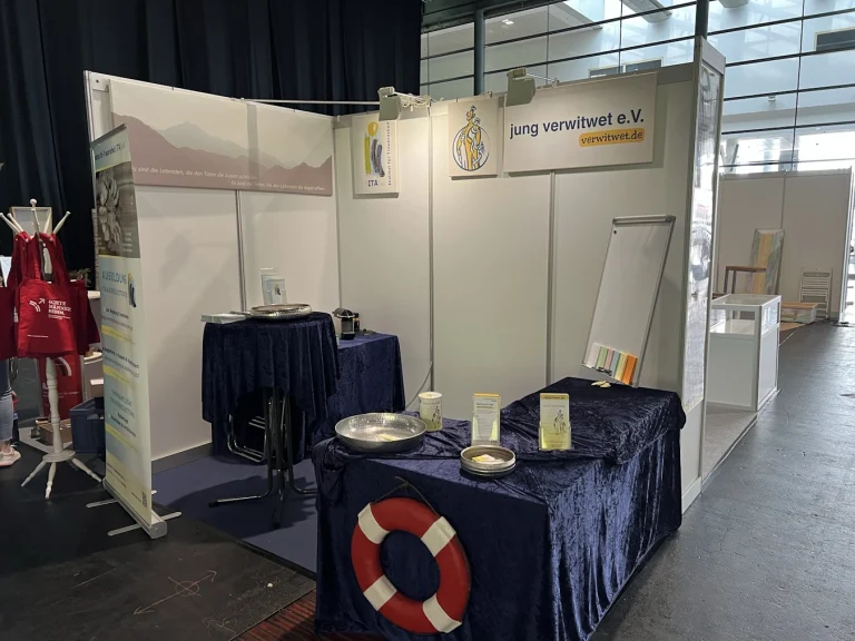 Messestand noch leer