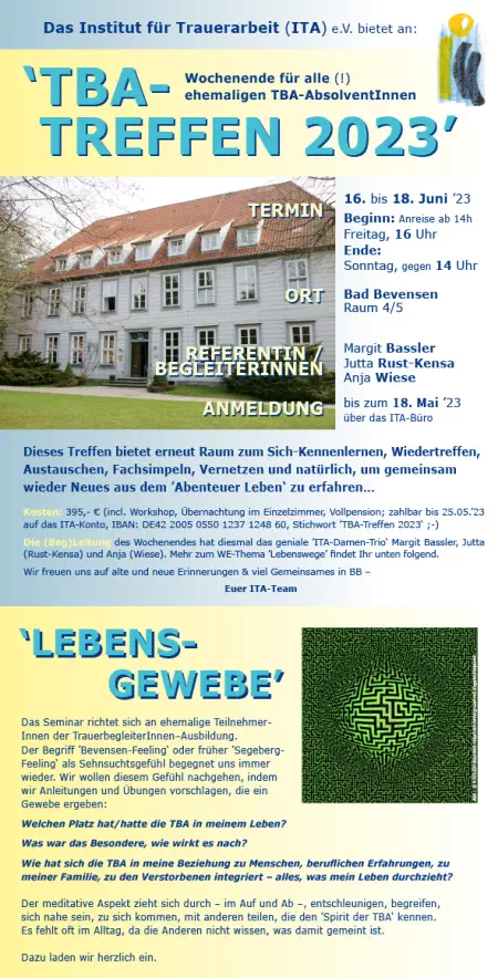 TBA Treffen - Lebensgewebe - Juni 2023