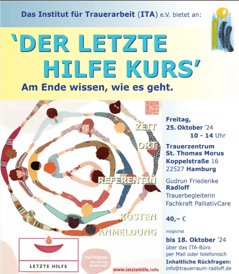 Letzte Hilfe - das kleine 1 x 1 der Sterbebegleitung